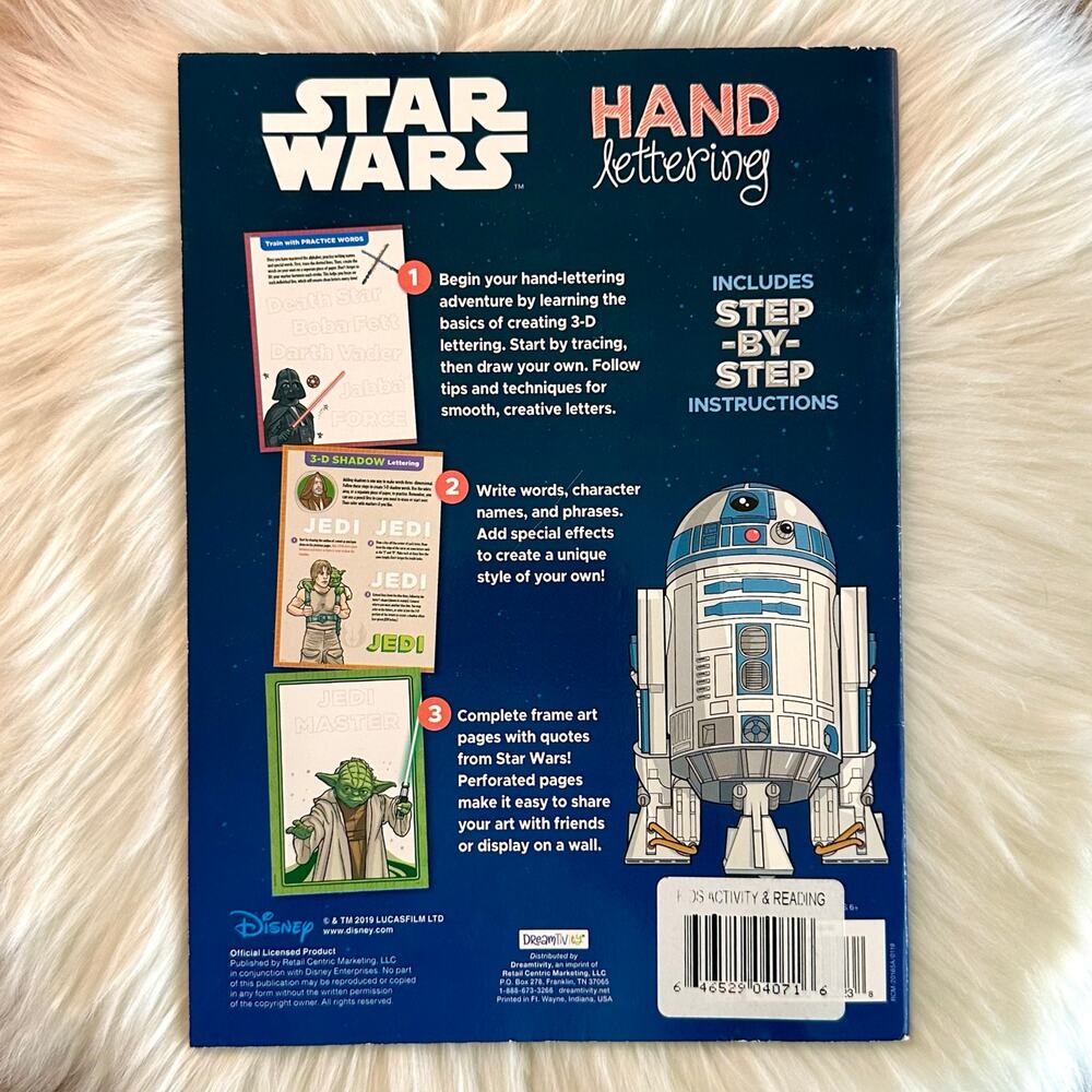Star Wars Jumbo Colortivity, Stickertivity, & Hand Lettering Books Bundle - Picture 5 of 10